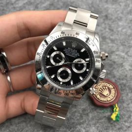 Picture of Rolex Ditong That White Shell Black Plate Steel Belt 40mm _SKU0906182329461586